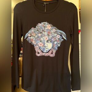 Versace Donna black long sleeve shirt